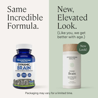 Stonehenge Health Dynamic Brain 300mg BacoMind – 60 Capsules Dietary Supplement
