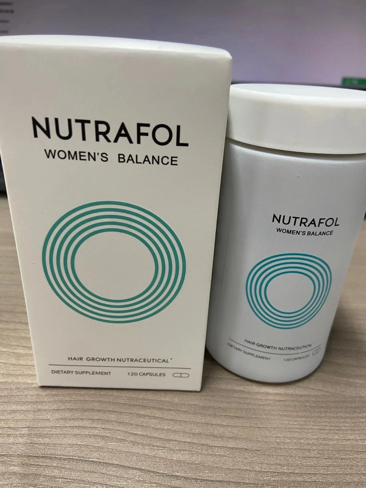 Nutrafol Women’s Balance Hair Growth Nutraceutical – 120 Capsules Dietary Supplement