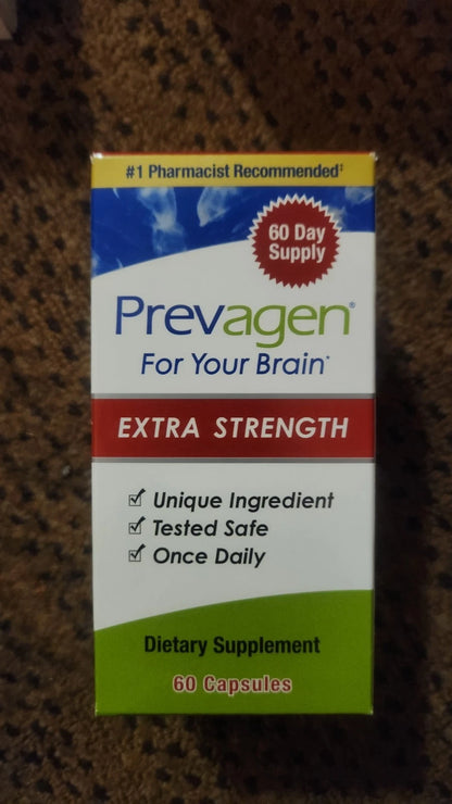 Prevagen Extra Strength 60 Capsules – Dietary Supplement for Daily Wellness Support