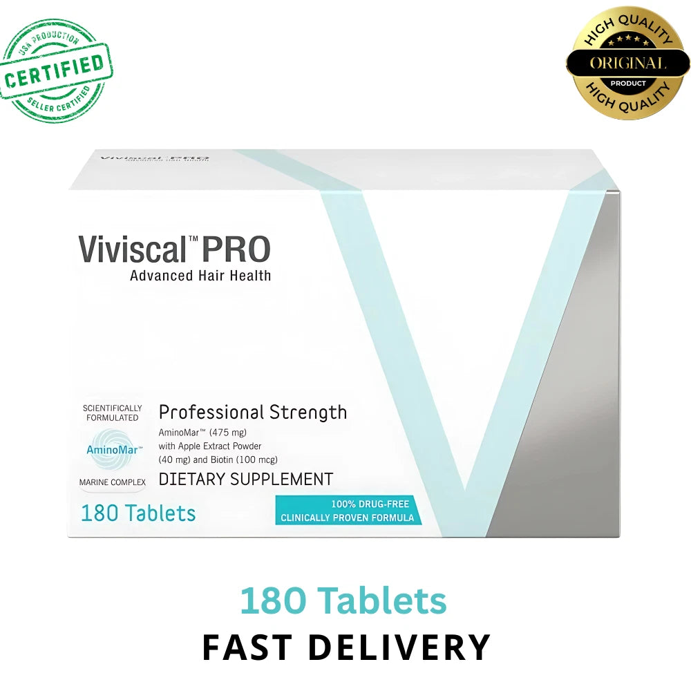 Viviscal PRO Professional Strength Advanced Hair Health – 180 Tablets Dietary Supplement