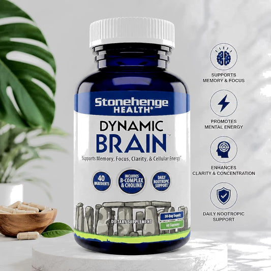 Stonehenge Health Dynamic Brain 300mg BacoMind – 60 Capsules Dietary Supplement